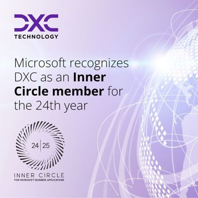 DXC earns Microsoft Inner Circle recognition for 24th year